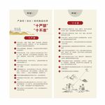 十严禁十不准