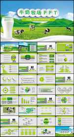 牛奶牧场奶制品行业PPT