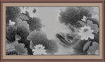 国画荷花