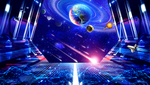 3D星空立体画