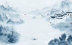 江南轻奢山水画 TIF分层