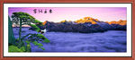 迎客松国画