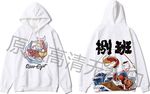 矢量潮牌日系海浪猫卫衣印花T恤