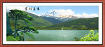 迎客松国画山水