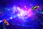 紫色星空