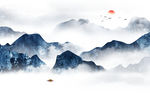 中式山水画