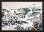 山水画水墨山水画 意境山水画