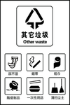 其它垃圾标志