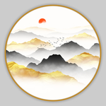 轻奢山水画