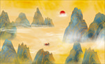 新中式山水画