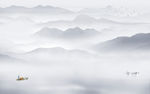 中式意境新山水画 TIF分层
