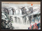 山水画水墨山水画意境山水画