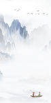 新中式高端玄关山水 TIF分层