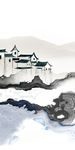 江南 大气玄关山水 TIF分层