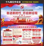 十九届五中全会展板