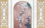 新中式背景墙