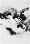 简约水墨画抽象山水画客厅装饰画