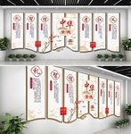 中华传统美德学校文化墙礼仪文化