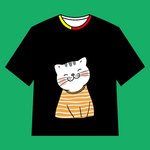 卡通猫咪Ｔ恤衫