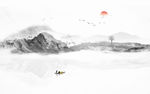 水墨山水画