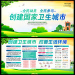 创卫宣传标语 创卫工作展板