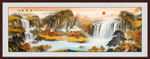 山水画水墨山水画 意境山水画