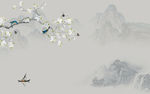 花鸟沙发山水画 TIF分层