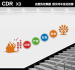 学校楼道文化墙