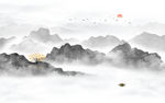 中式山水画