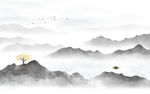 新中式山水画