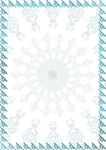 冰蓝雪花 聘书底纹