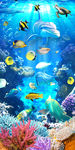 海洋世界水族馆过道3D玄关
