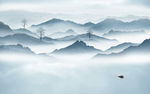 中国风新款中式山水 TIF分层