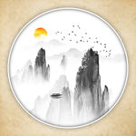 意境山水画