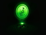 品牌logo投影绿光样机