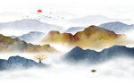 新中式山水画