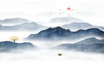 中式山水画