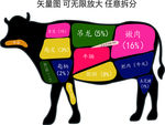 牛肉分布图