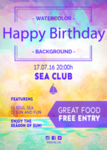 生日海报