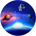 圆形星空