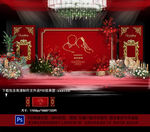 红色欧式婚礼