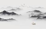 中式山水画
