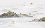 中式山水画