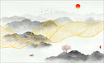 新中式山水画
