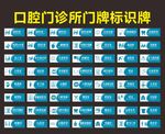 口腔门诊所门牌标识