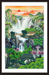 聚宝盆山水画