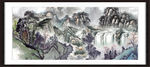 聚宝盆山水画