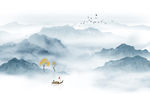 水墨山水画