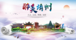 靖州大醉美文明卫生城市印象海报