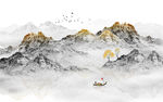 中式山水画